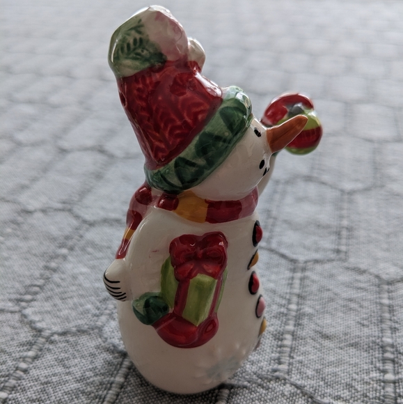 Fitz and Floyd Snowflake and Jake Salt and pepper shakers set with box 2… - Picture 3 of 11